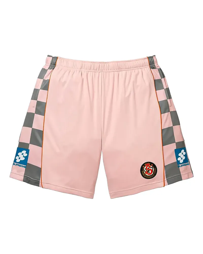 Supreme Being checkerboard-panel shorts - Rosa Rosa