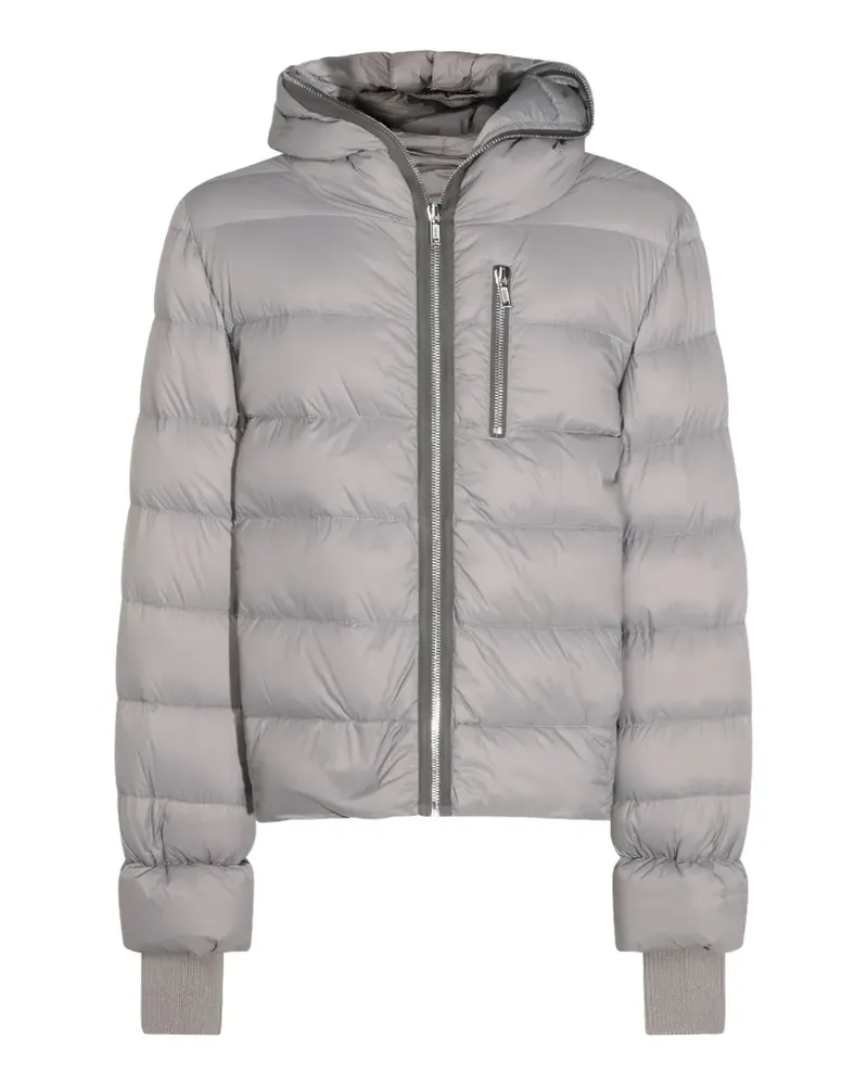 Rick Owens hooded padded jacket - Grau Grau