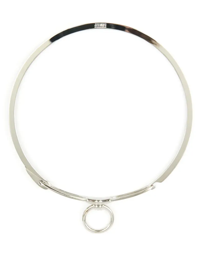 Maison Margiela Klassischer Choker - Silber Silber