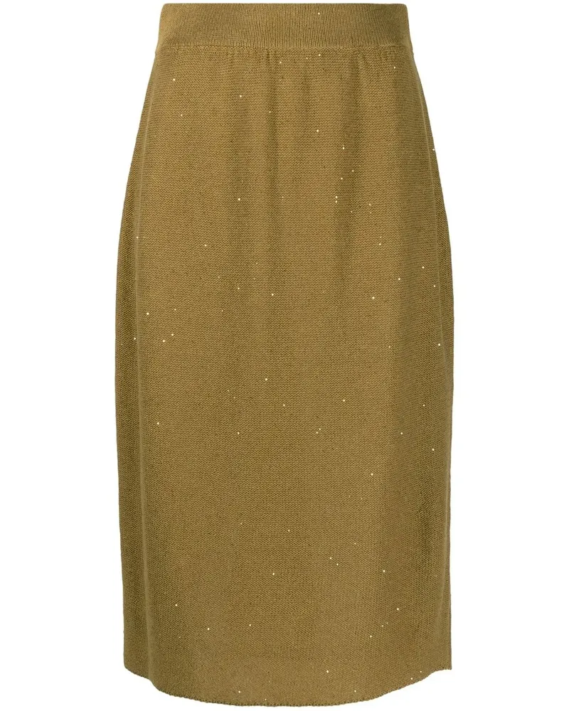 Fabiana Filippi Metallic-Midirock - Braun Braun