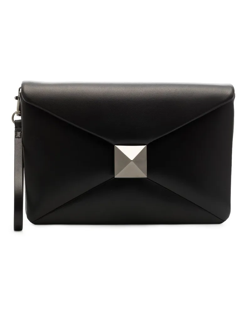 Valentino Garavani Roman Stud Clutch Schwarz