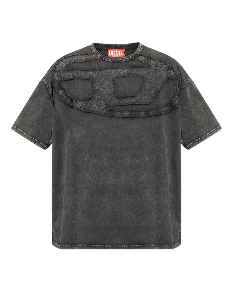 Diesel T-Boxt-Den T-Shirt - Grau Grau