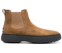 W.G. Chelsea-Boots aus Wildleder - Braun