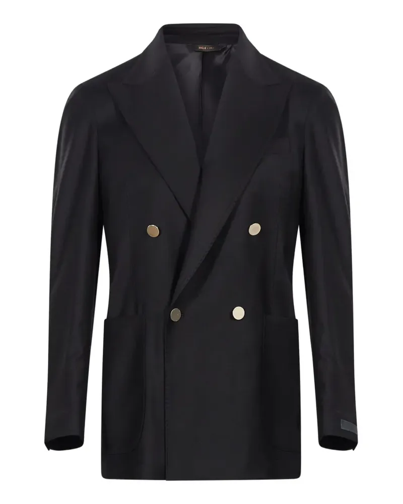 Briglia 1949 double-breasted peaked-lapels blazer - Schwarz Schwarz