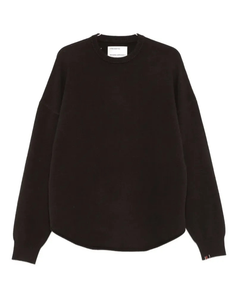 extreme cashmere Pullover mit Rundhalsausschnitt - Schwarz Schwarz