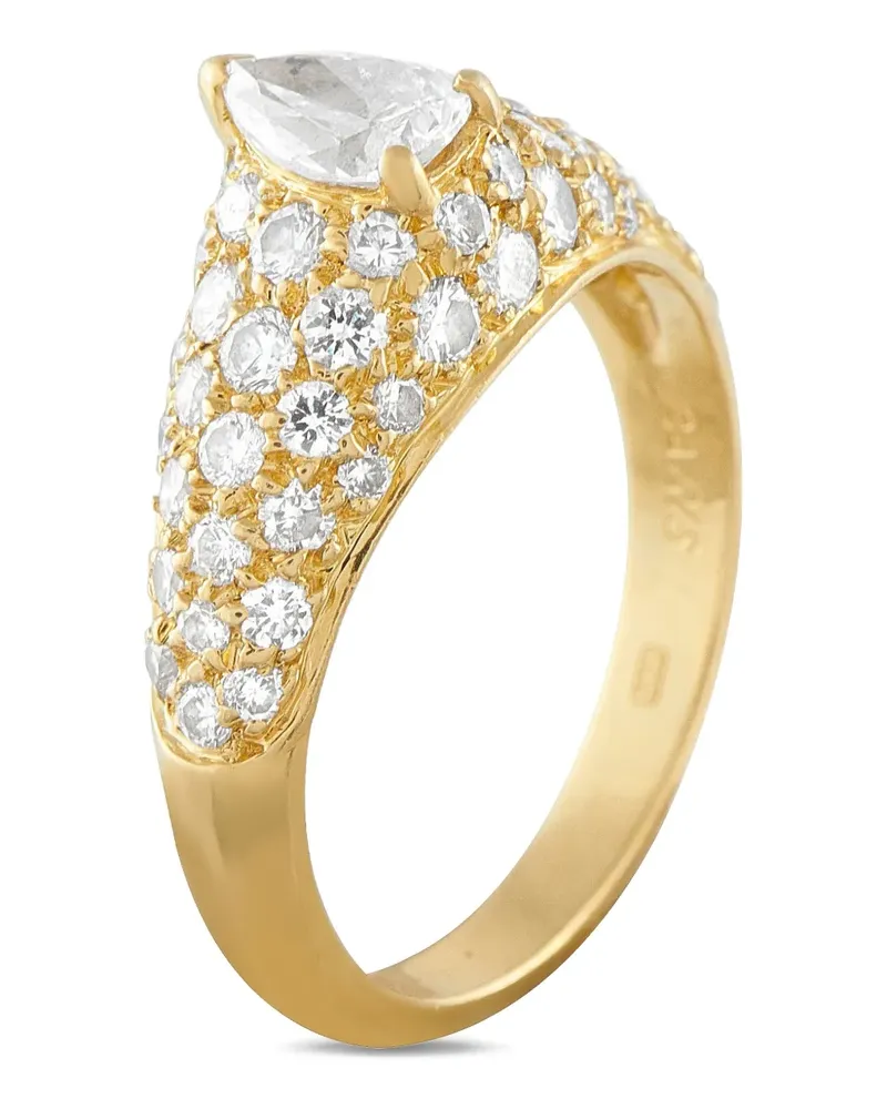 Cartier 18K yellow gold diamond engagement ring Gold