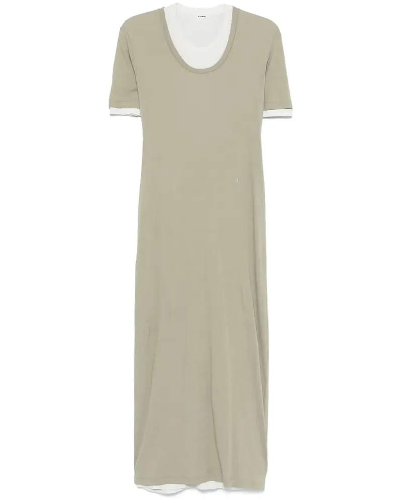 Jil Sander Midikleid aus Baumwolle (3er-Set) - Grün Grün