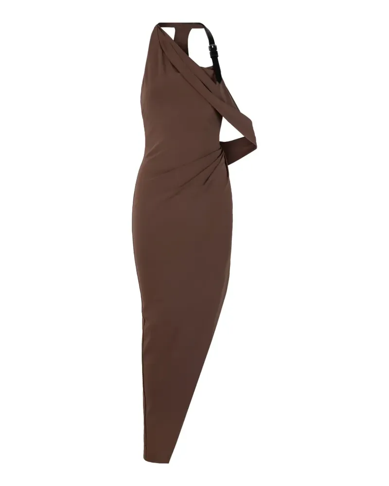 Monse Kleid mit Wasserfallausschnitt - Braun Braun