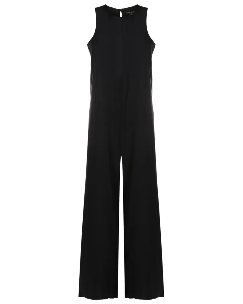 Osklen Kurzärmeliger SuperlightJumpsuit - Schwarz Schwarz