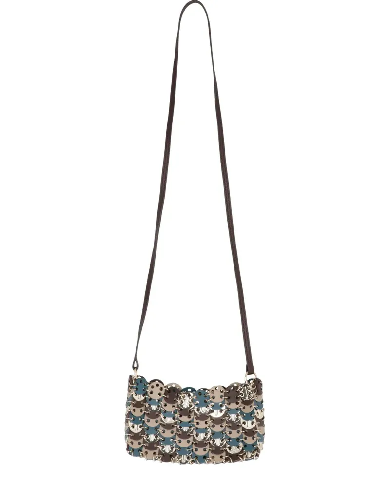 Paco Rabanne disc-detailing cross bag - Silber Silber