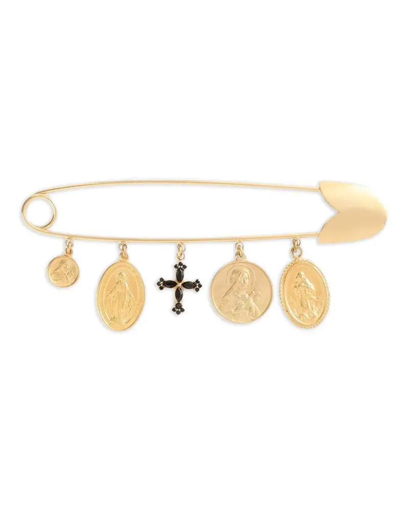 Dolce & Gabbana Brosche mit Sicherheitsnadel - Gold Gold