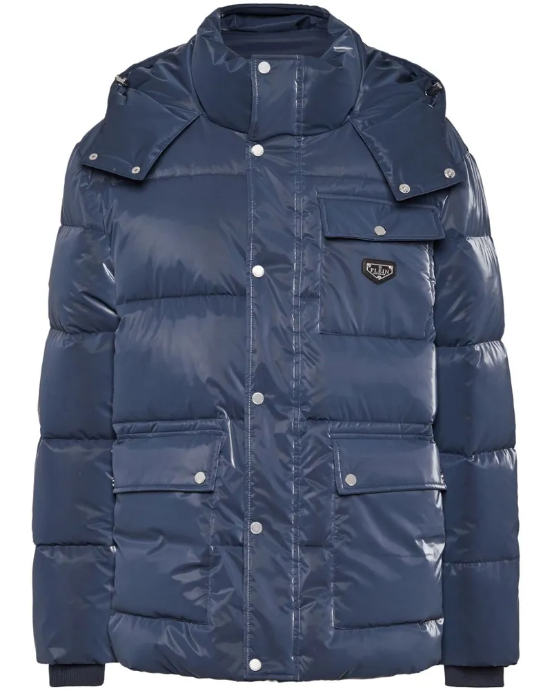 Philipp Plein Gefütterte Jacke - Blau Blau