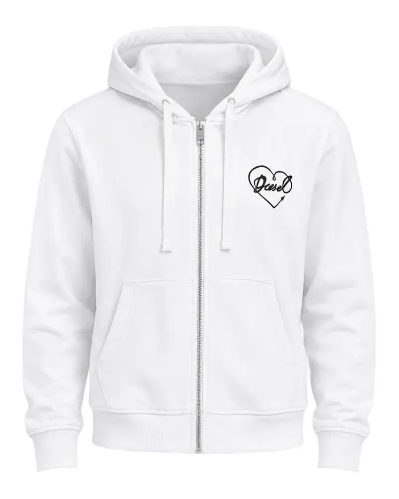 Diesel Reggy zip-up hoodie - Weiß Weiß