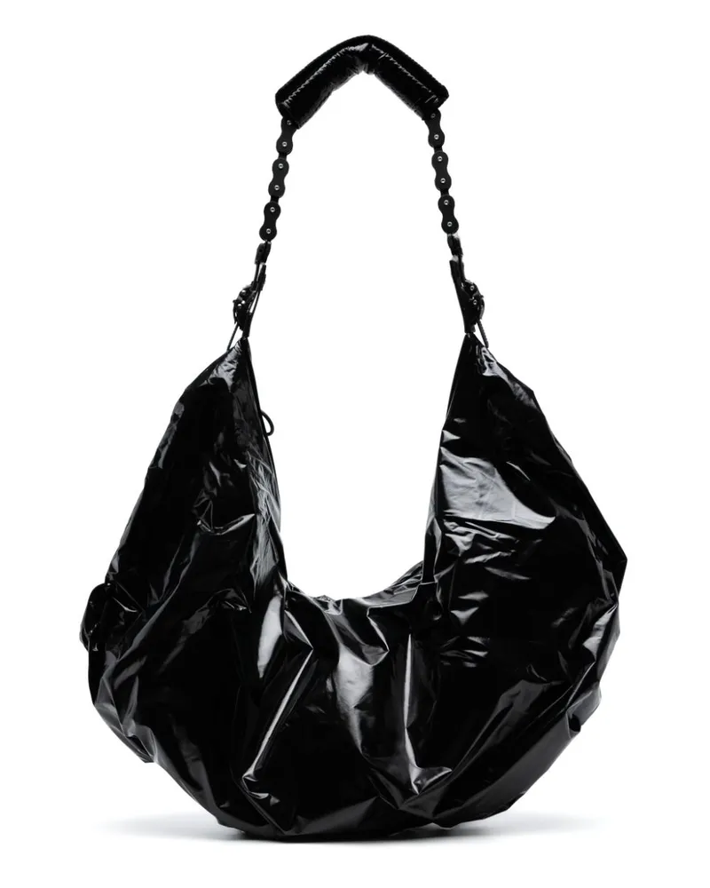 Innerraum Halbrunde Object HM4 XXL Schultertasche Schwarz