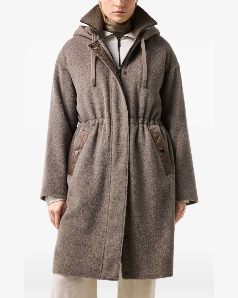 Bogner Amory hooded drawstring coat - Braun Braun