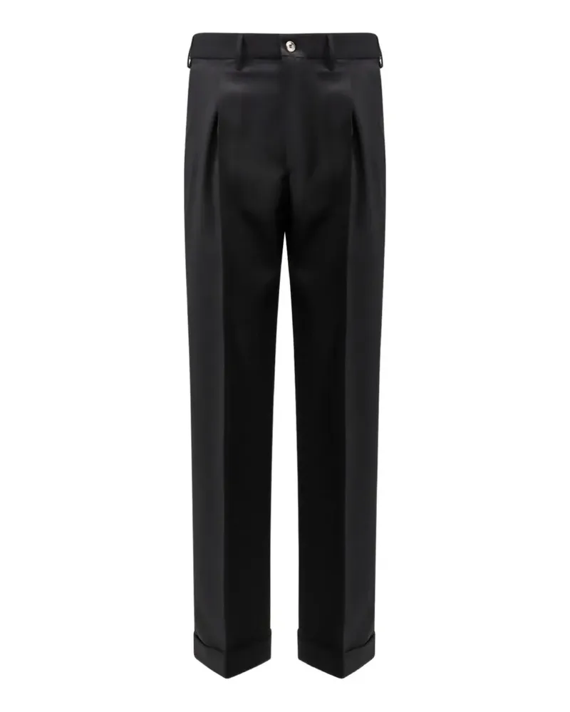 Biagio Santaniello Clark Hose mit Falten - Schwarz Schwarz