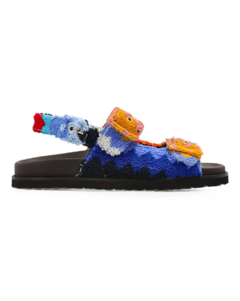 Missoni Sandalen mit Zickzackschnalle - Blau Blau