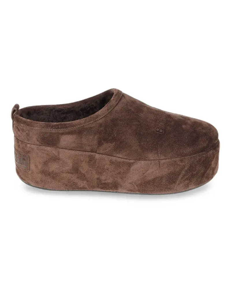 Balenciaga Mules mit Plateau - Braun Braun