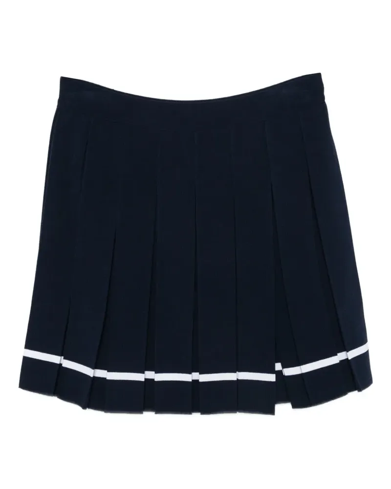 Iceberg pleated striped mini skirt - Blau Blau