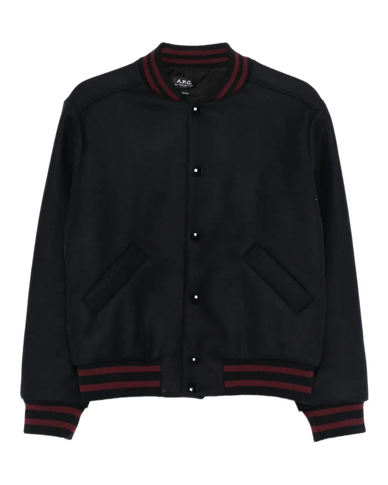 A.P.C. Alizee buttoned jacket - Blau Blau