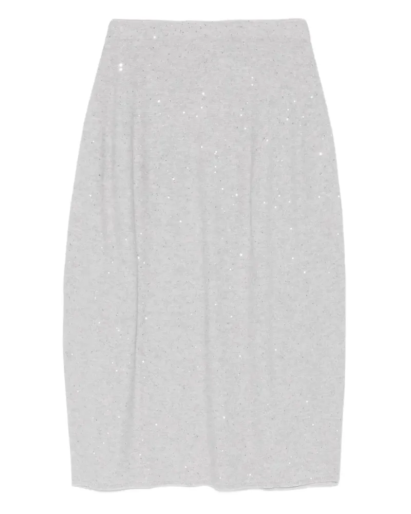 Antonelli Firenze Giunia sequinned midi skirt - Grau Grau