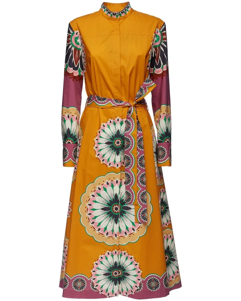 La DoubleJ Sundowner Hemdkleid - Orange Orange