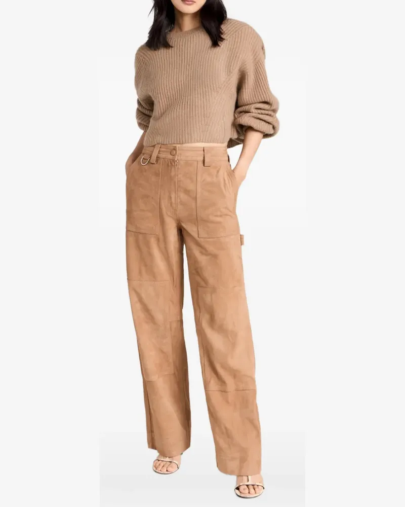 Le Kasha 1918 Yucutan ribbed sweater - Nude Nude