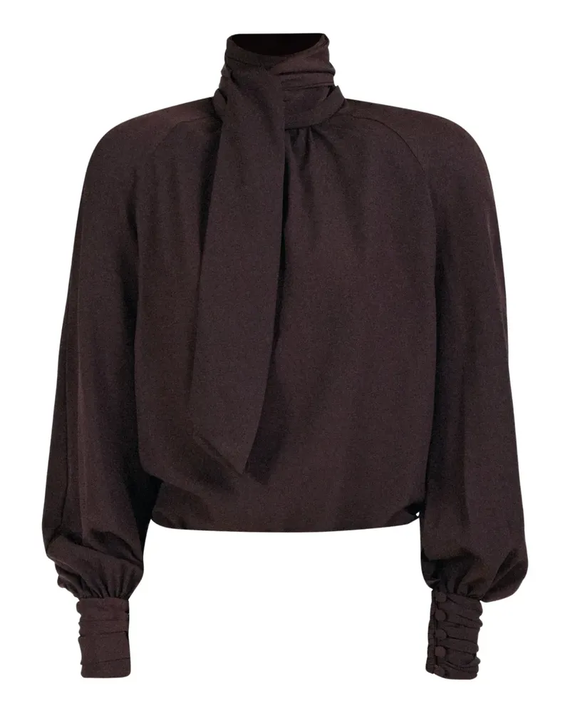 Rowen Rose bow-neck blouse - Braun Braun