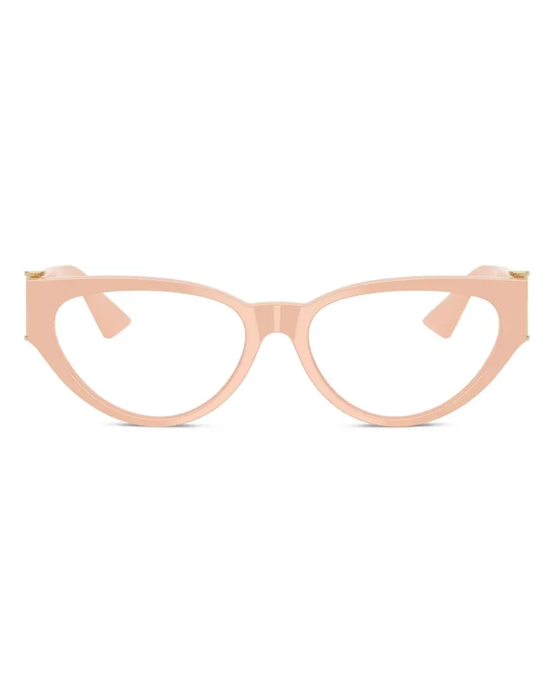 Versace Cat-Eye-Brille mit Logo - Rosa Rosa