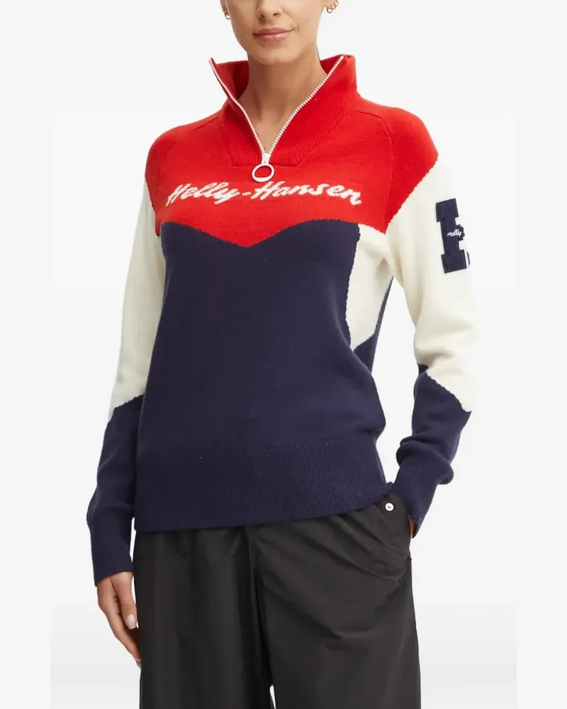 Helly Hansen half-zip logo sweater - Blau Blau