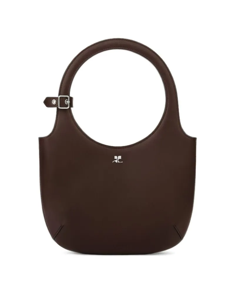 Courrèges Holy Handtasche aus Leder - Braun Braun