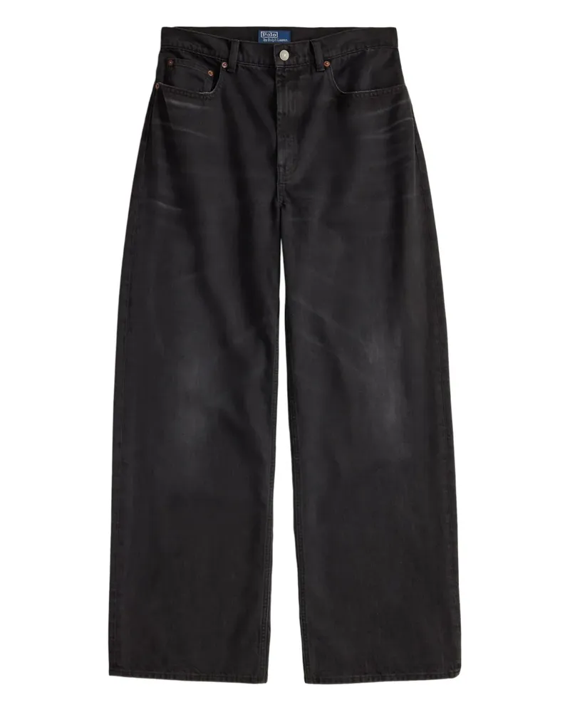 Ralph Lauren Jeans mit hohem Bund - Schwarz Schwarz