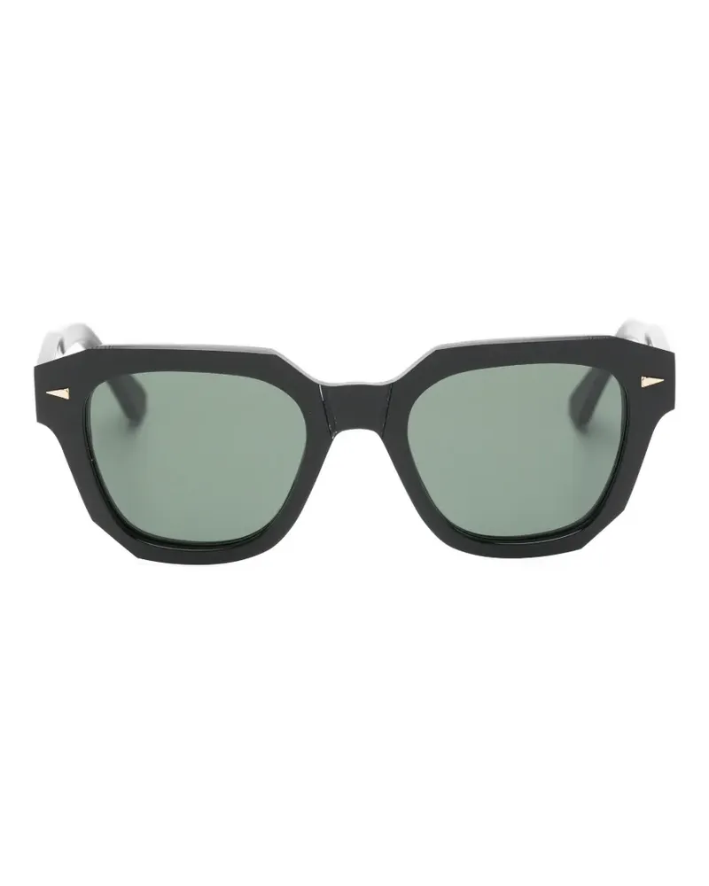AHLEM Pont Mirabeau Brille mit geometrischem Gestell - Schwarz Schwarz