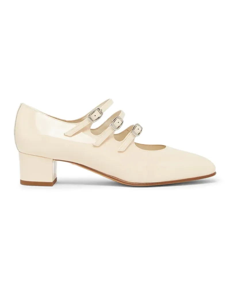 Carel Kina Pumps aus Lackleder - Nude Nude