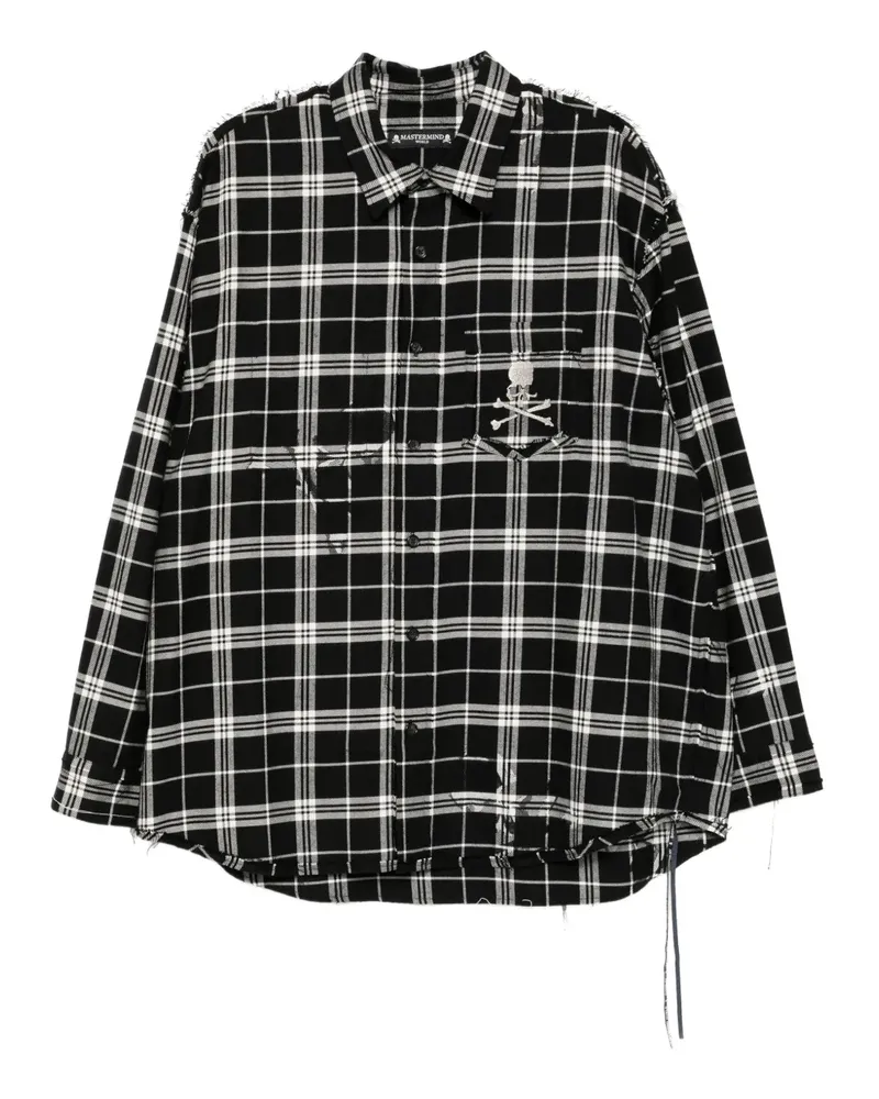 Mastermind World Hemd mit Logo-Stickerei - Schwarz Schwarz