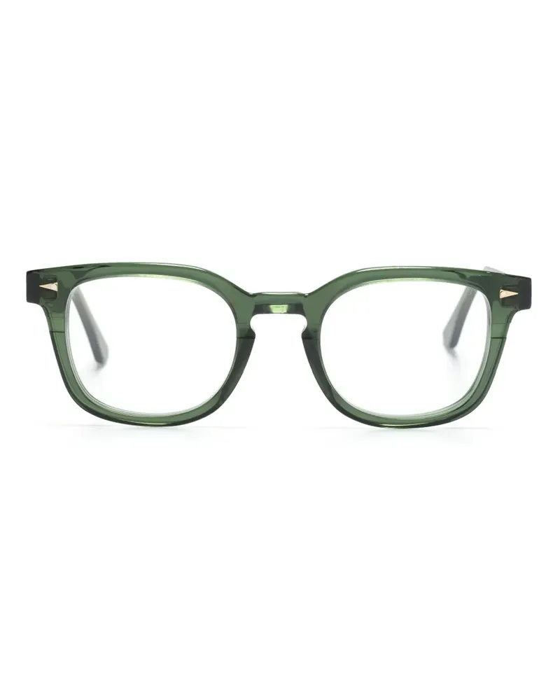 AHLEM Rue Servan Sonnenbrille mit rundem Gestell - Grün Grün