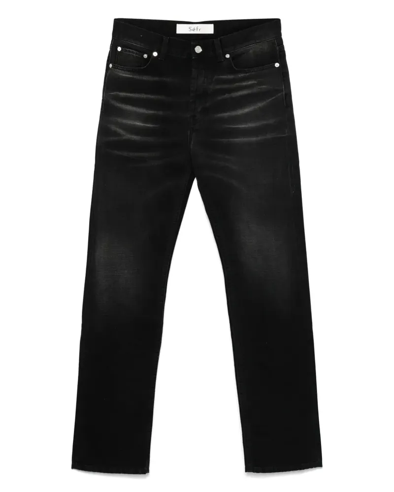 Séfr Classic Cut Jeans - Schwarz Schwarz