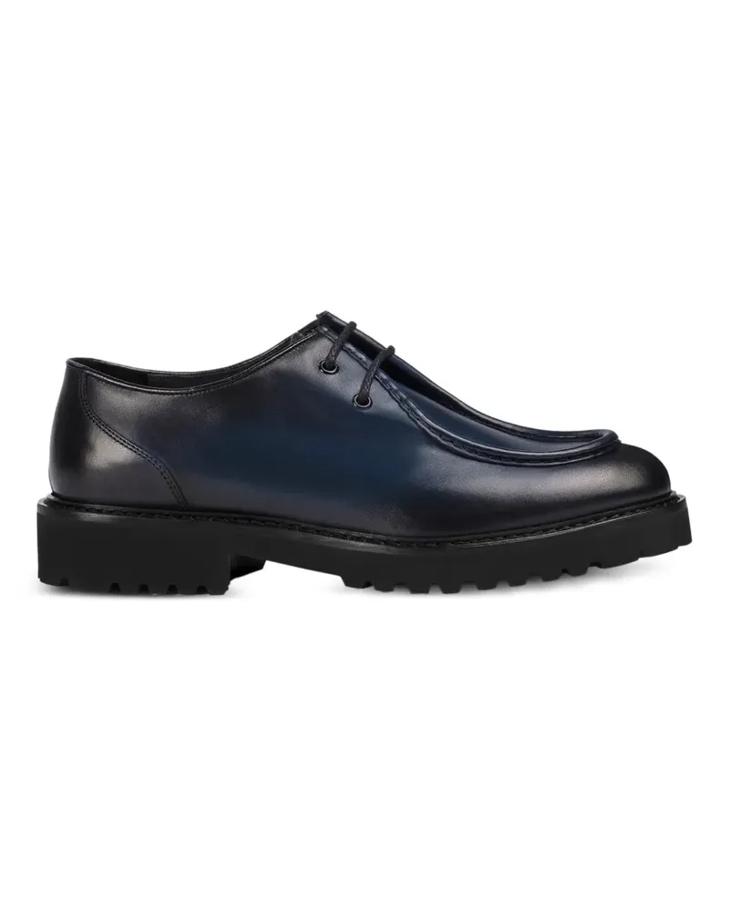 Doucal´s Schnürschuhe aus Leder - Blau Blau