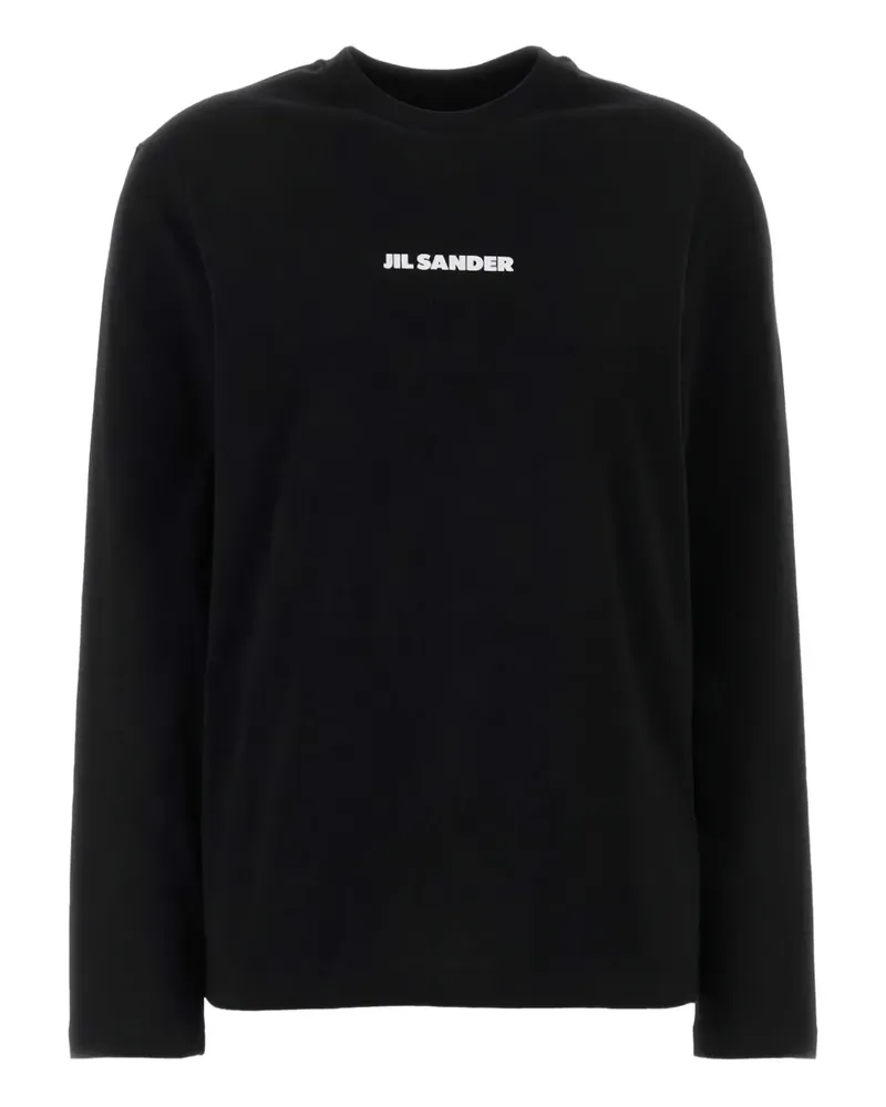 Jil Sander logo-detailed T-shirt - Schwarz Schwarz