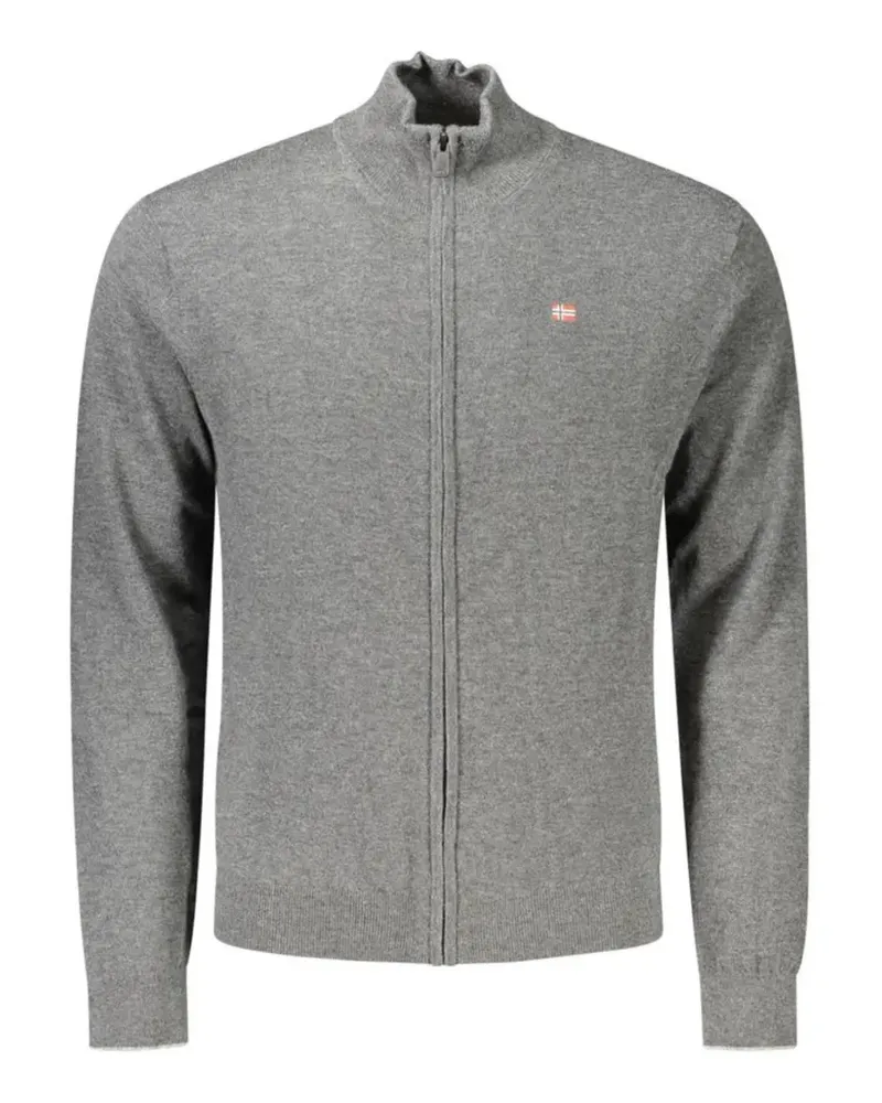 Napapijri Damavan Pullover mit Reißverschluss - Grau Grau