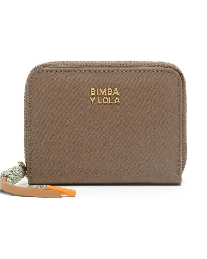 BIMBA Y LOLA Portemonnaie mit Reißverschluss - Braun Braun
