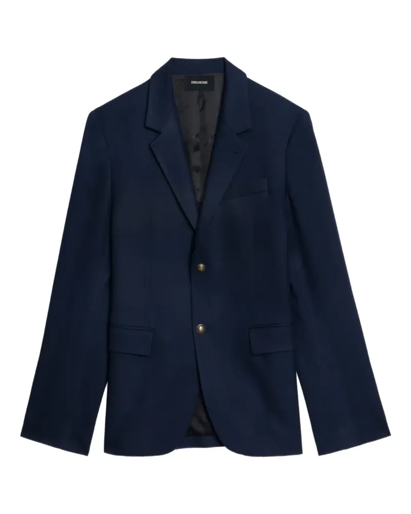 Zadig & Voltaire Sakko mit fallendem Revers - Blau Blau
