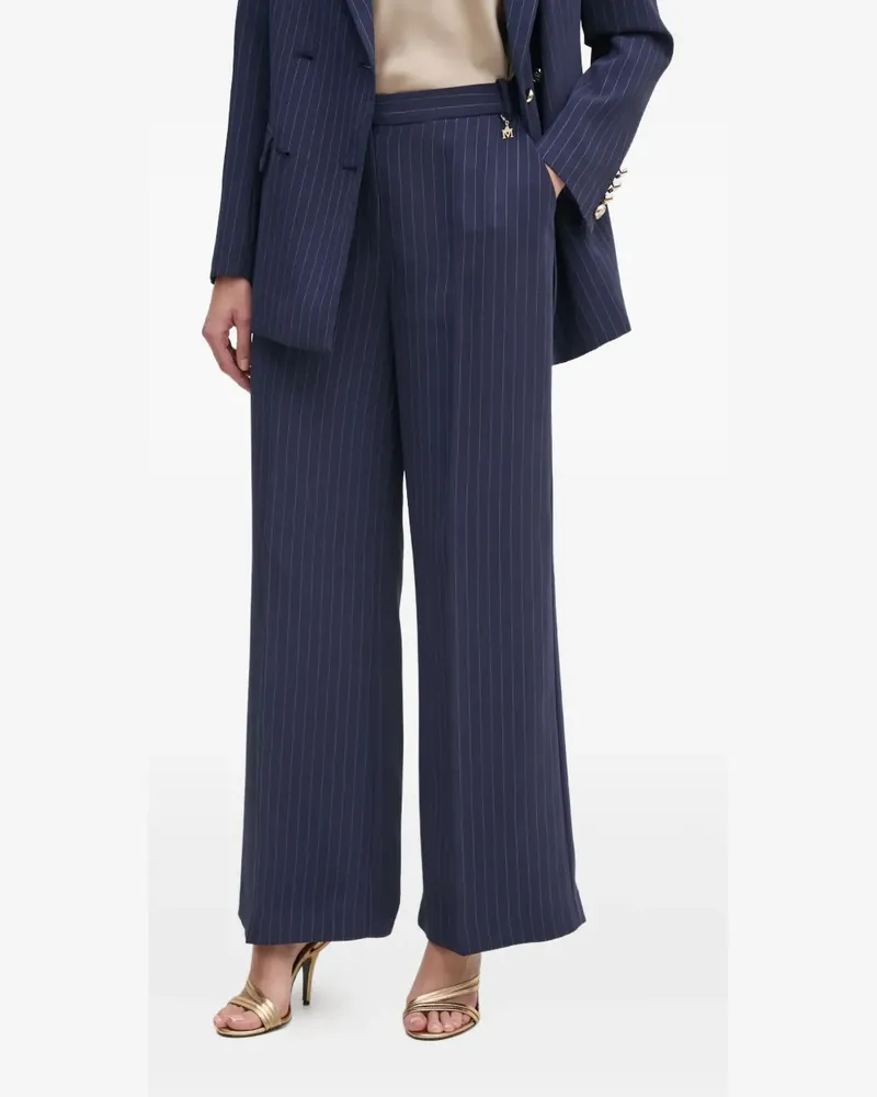 MARCIANO Los Angeles pinstripe-pattern trousers - Blau Blau