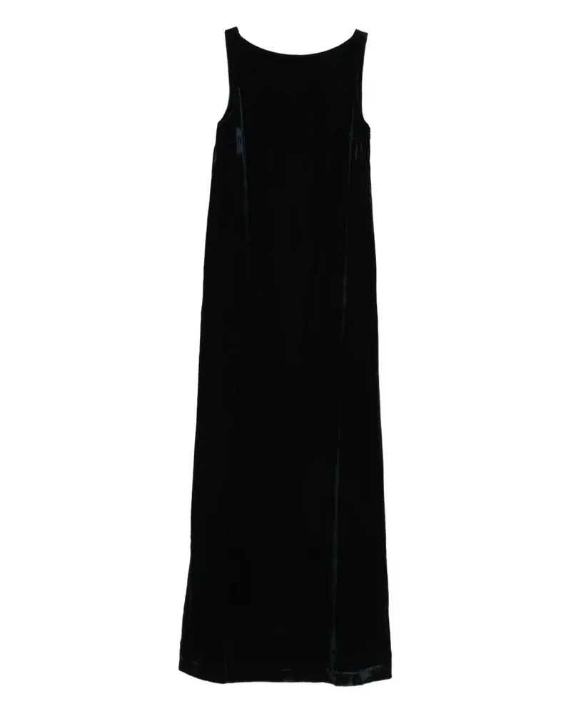 Peserico Ärmelloses Maxikleid - Schwarz Schwarz