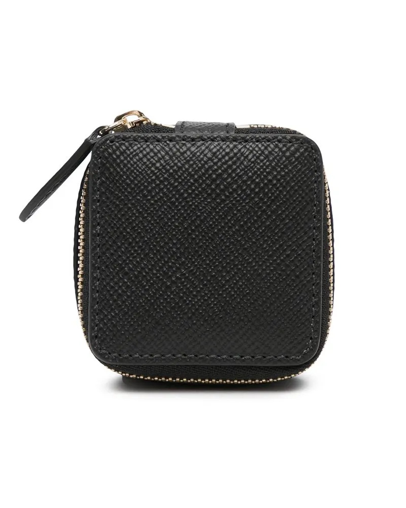 Smythson Panama Portemonnaie - Schwarz Schwarz