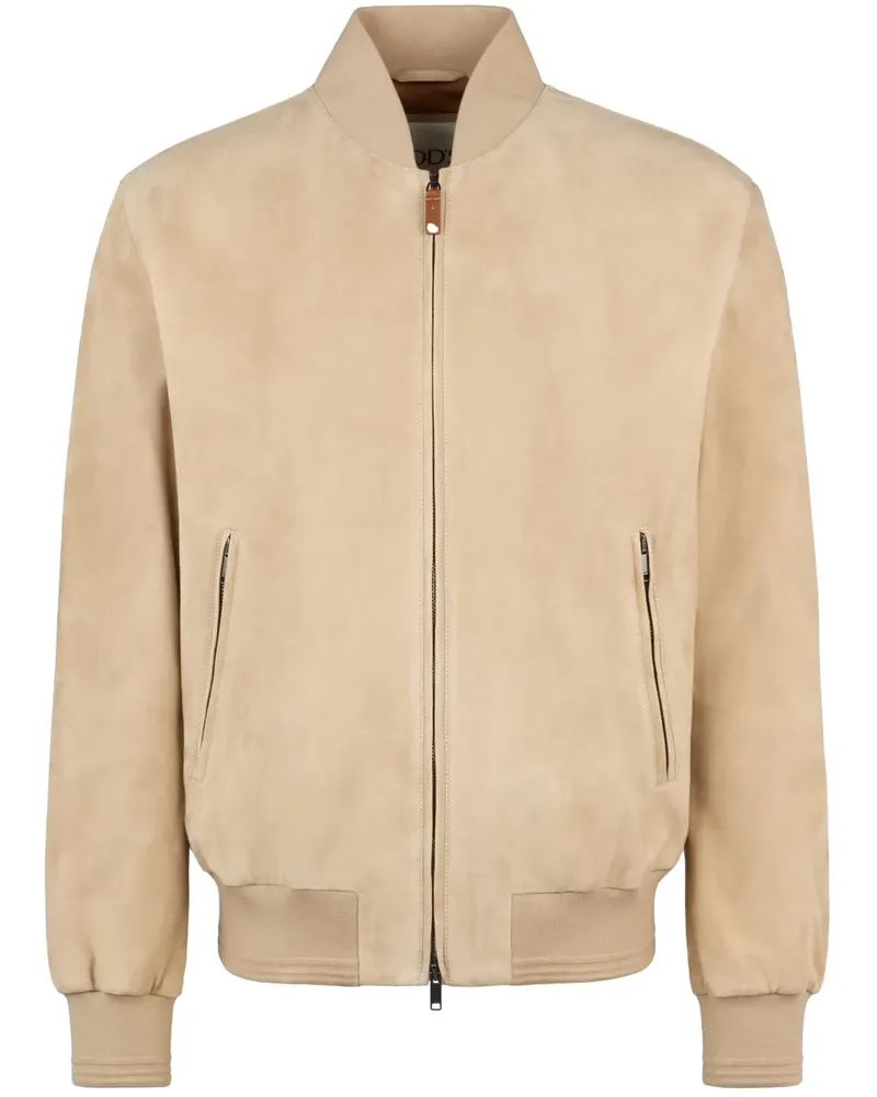 TOD'S Bomberjacke aus Wildleder - Nude Nude