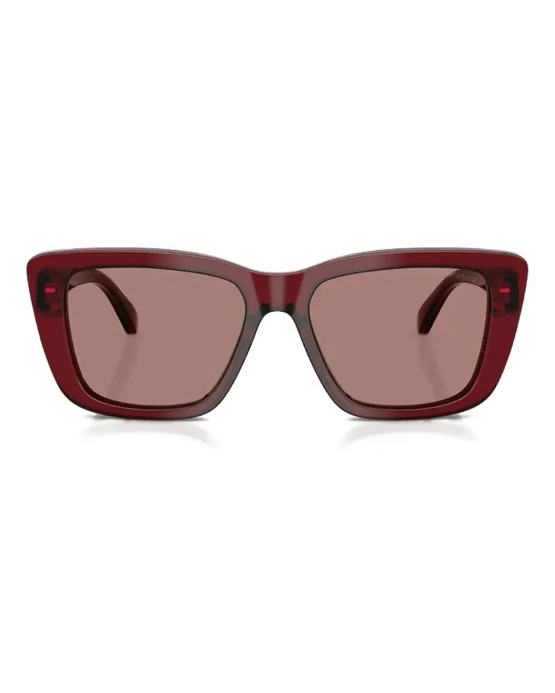 Emporio Armani square-frame sunglasses - Rot Rot