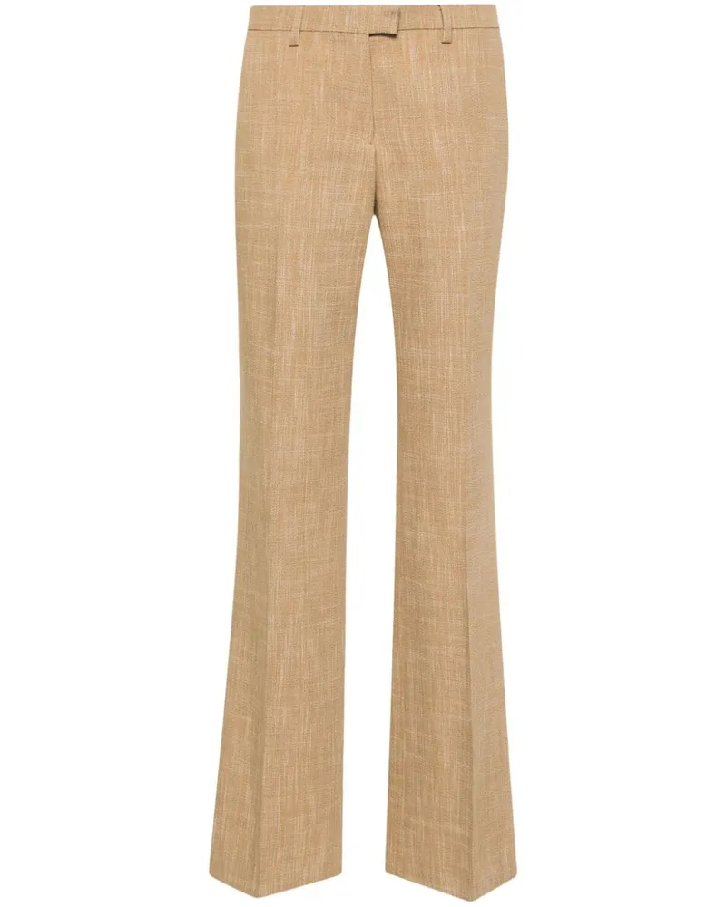 Etro Texturierte Cropped-Hose - Braun Braun