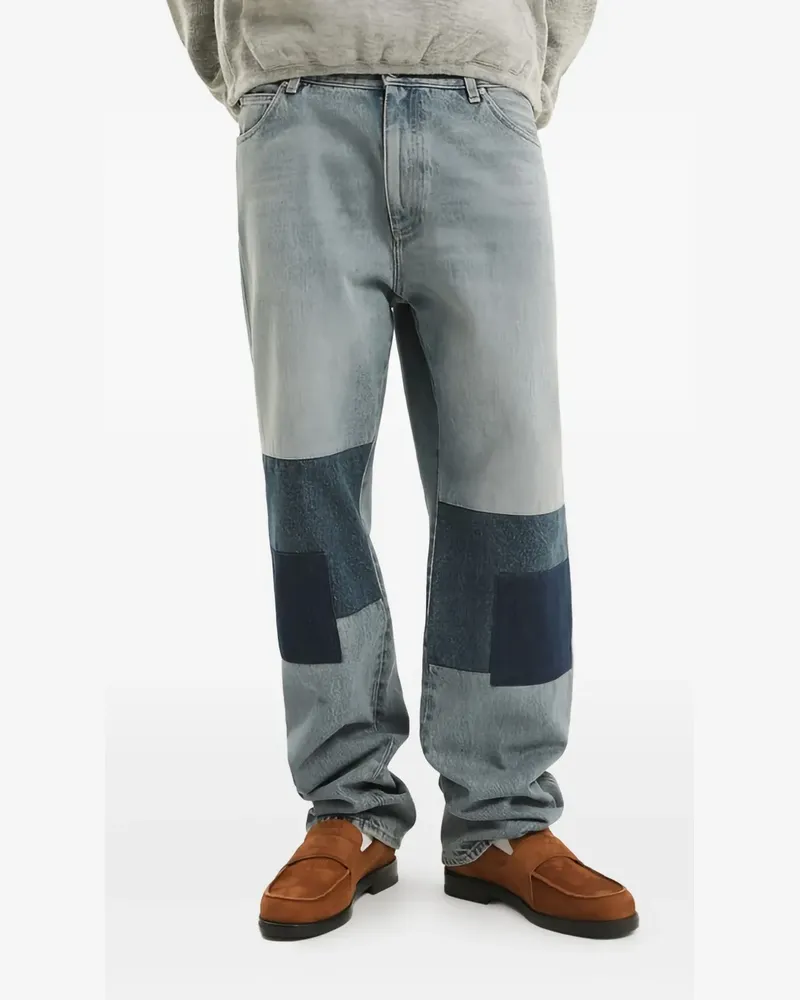 1989 STUDIO patchwork regular jeans - Blau Blau