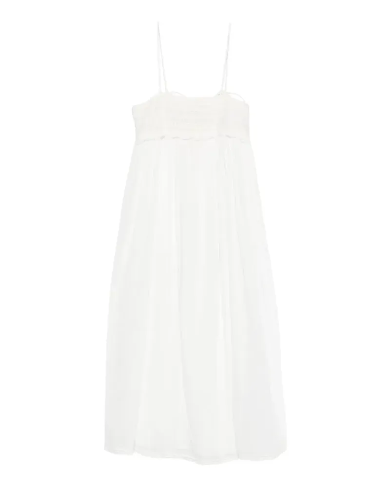 Posse Danielle lace-trim maxi dress - Nude Nude